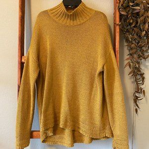 Mustard Yellow Turtleneck Sweater